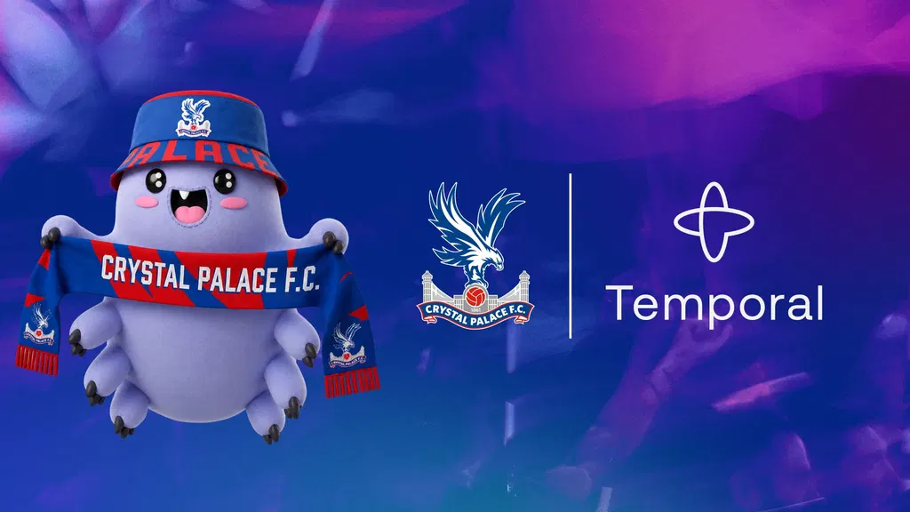 Temporal is becoming Crystal Palace Football Club's front-of-shirt partner
