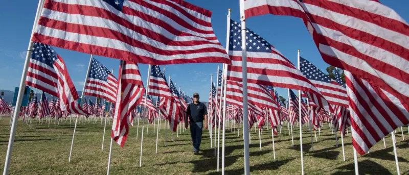 California Congressional Candidate Turns Back On Flag, Refuses To Say Pledge Of Allegiance
