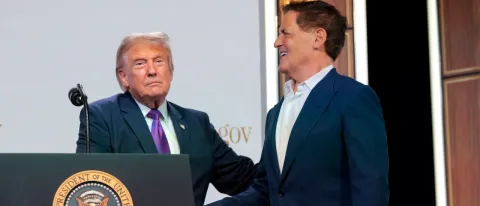 Mark Cuban Working With President Trump To ‘Reduce Stress Of American People’ After Previously Campaigning Against Him