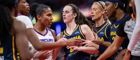 Mercury’s Alyssa Thomas Hit With One-Game Suspension For Seemingly Punching Fever’s Caitlin Clark In Throat