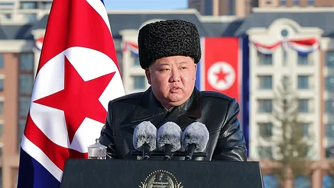North Korea's Kim calls on military to bolster frontline defences against 'arch enemy'