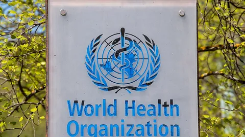 Activists use giant Tedros and Bill Gates balloons at World Health Organization protest