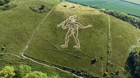 UK: Cerner Abbas’ iconic chalk giant gets first major makeover