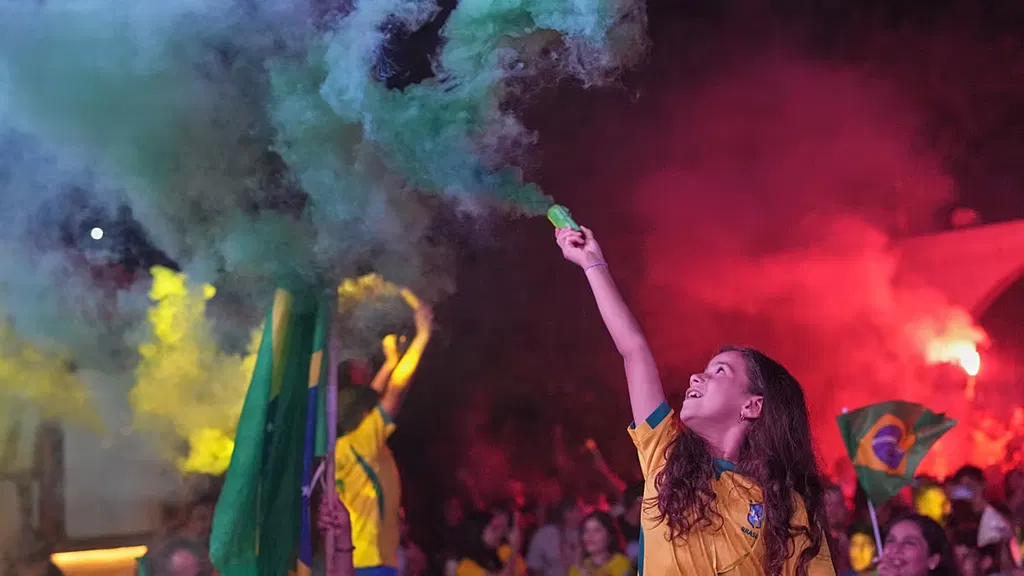 Brazil fans erupt after dramatic World Cup win over Japan