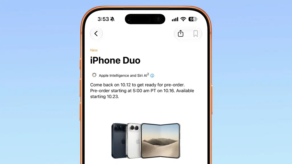 You Can 'Get Ready' for iPhone Duo Pre-Orders on October 12