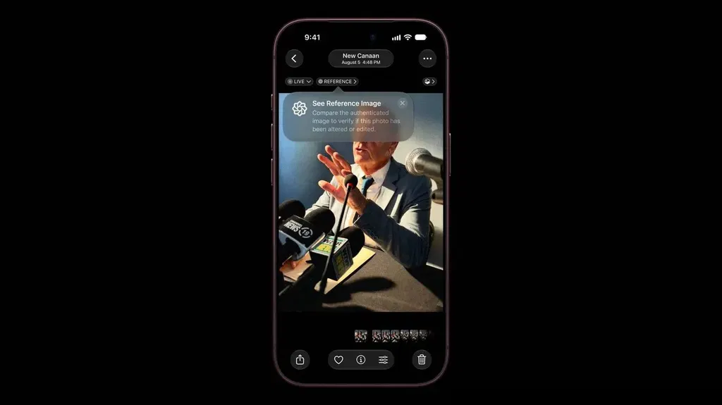 Apple Details How Reference Image Proves a Photo is Real
