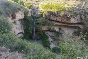 Sundu Waterfall in Sündü, Azerbaijan