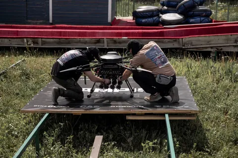 Drone racing to relax: A weekend away from the front with Ukrainian soldiers
