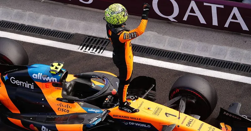 Lando Norris pips Lewis Hamilton to Hungary pole as Mercedes duo struggle