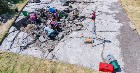 ‘Rare’ discovery of adjacent tombs offers insight into prehistoric burials
