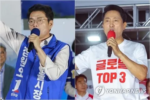 (LEAD) Incumbent Seoul Mayor Oh leads in local election race; DP's Chong concedes defeat