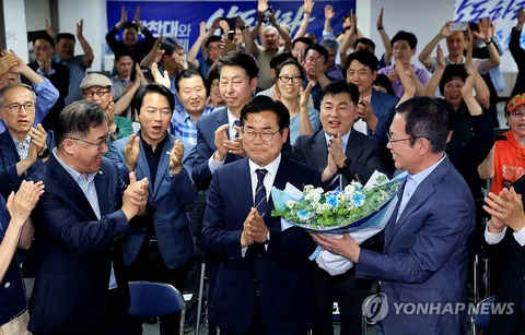 (2nd LD) Ruling DP headed for landslide victory in local elections