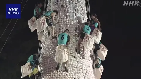 香港で幸運呼ぶ伝統の “まんじゅう祭り”