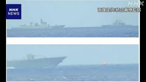 中国艦艇が日本のEEZ内で機関銃射撃訓練実施 防衛省が確認