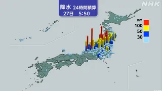北陸など土砂災害に厳重警戒 西日本中心に危険な暑さ続く