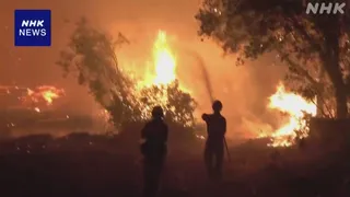 フランスやスペインの山火事 延焼防ぐための対策急ぐ