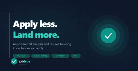 Show HN: JobTrue – end-to-end job search management with honest AI fit scoring