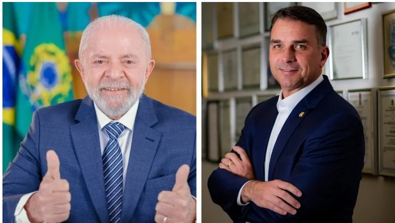Datafolha: Lula lidera primeiro e segundo turno contra Flávio Bolsonaro