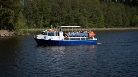 Kesäpäivä Kangasalla risteily Mobilian rannasta