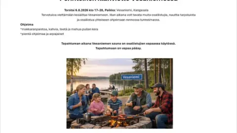 Illanvietto Vesaniemessä