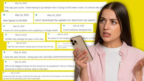 Google Replaces Fitbit App with Terrible AI Garbage, Being Review Bombed