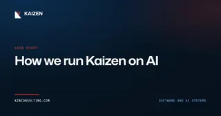 We Run Kaizen on AI