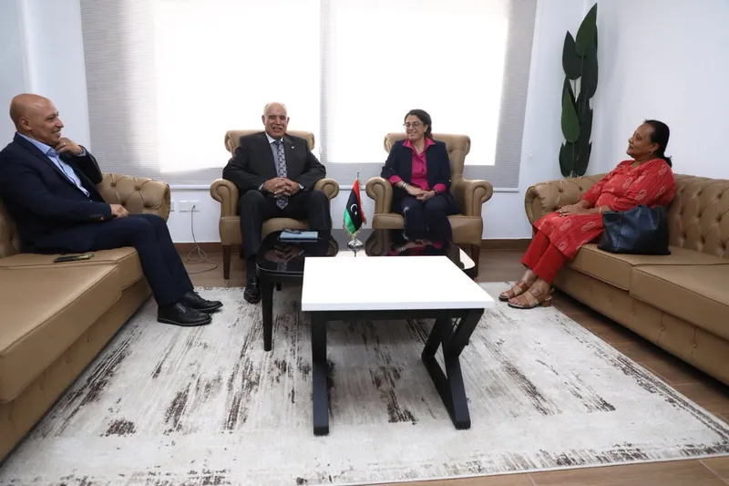 ستيفاني خوري تناقش مع المستشار (بوشناف) ترتيبات المؤتمر الدولي للعدالة والإصلاح المقرر عقده الأسبوع المقبل في بنغازي