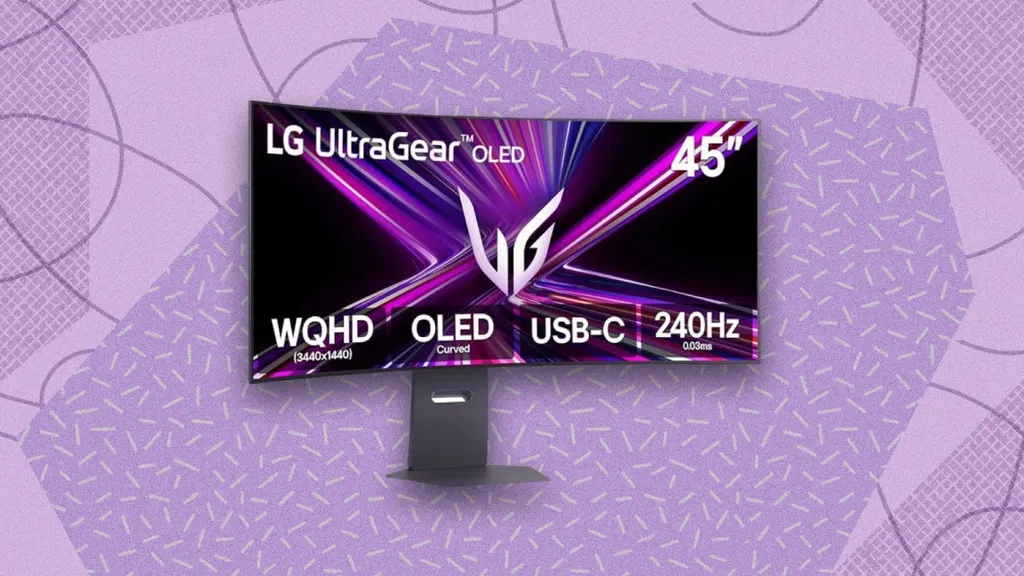 This 45-Inch LG UltraGear OLED Curved Gaming Monitor Is $700 Off Right Now