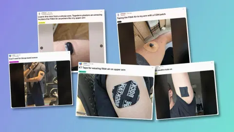 Why People Are Taping Fitbits to Their Arms