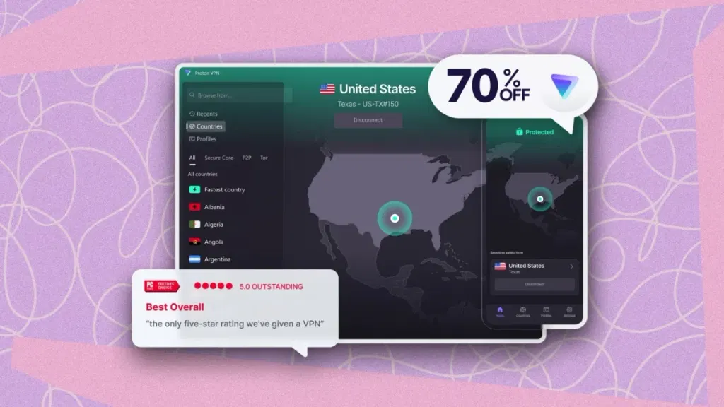 This Two-Year Proton VPN Plan With Unlimited Bandwidth Is 70% Off Right Now