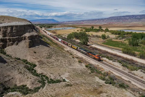 BNSF 1015 at Kane,WY