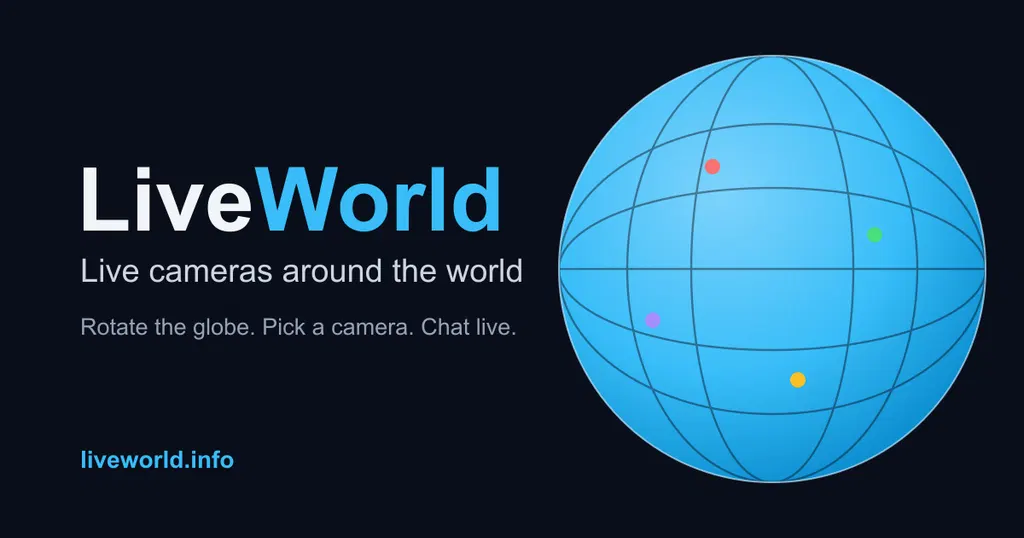 Show HN: LiveWorld – Every 24/7 YouTube live camera on one globe