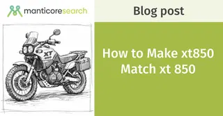 How to Make xt850 Match xt 850
