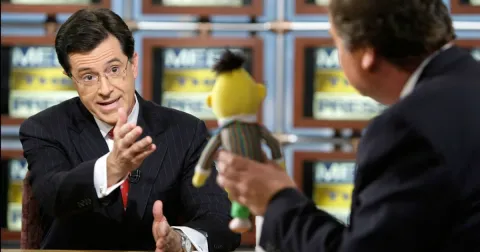 When Stephen Colbert ran for president: Meet the Press Archive