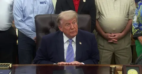 Trump says he’ll ‘try’ to attend son’s wedding, but it’s ‘not good timing’
