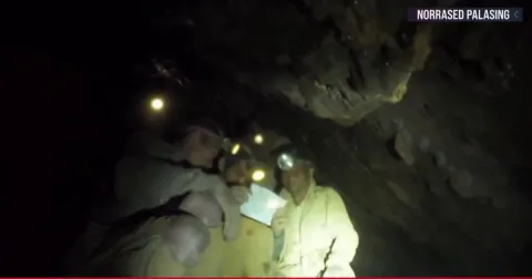 Five people trapped in cave found alive