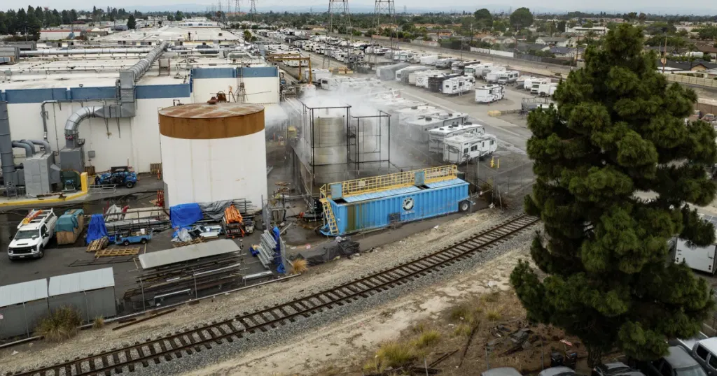 All evacuation orders lifted after explosion at California chemical tank is averted