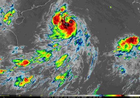More areas under Signal No. 2 as 'Kiyapo' slightly intensifies