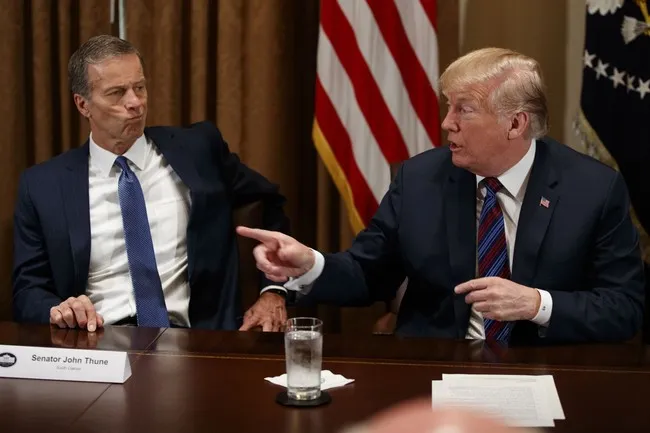 Trump's Blunt Message to Thune: Nuke Your Vacation *and* the Filibuster, Get the Job Done