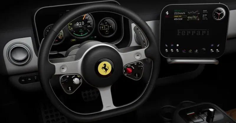 Ferrari's New Jony Ive–Designed EV Is Swathed in Glass and Aluminum