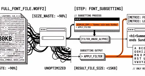 Font Subsetting for Web Performance: 4 Tools to Reduce Font File Size and Improve LCP