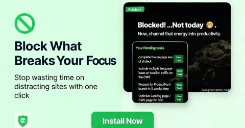 I Built a Chrome Extension to Block Distracting Sites and Fix My Pomodoro Timer — Here's What I Learned