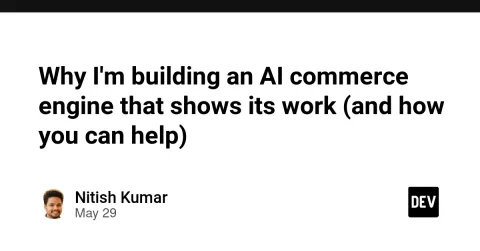Why I'm building an AI commerce engine that shows its work (and how you can help)