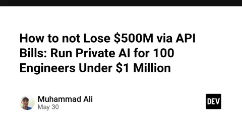 How to not Lose $500M via API Bills: Run Private AI for 100 Engineers Under $1 Million