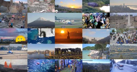 Building a random live webcam discovery site