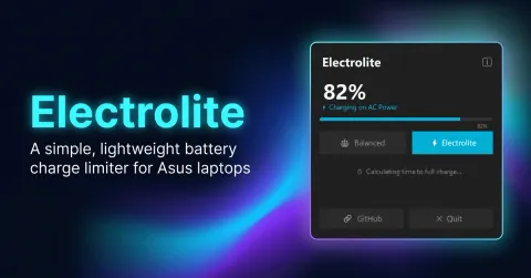 Introducing Electrolite: A Lightweight Open-Source Battery Charge Manager for ASUS Laptops