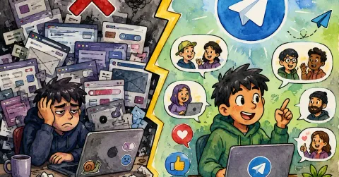 Yo Vibe Coders, Stop Building FE Slop and Use Telegram Groups Instead