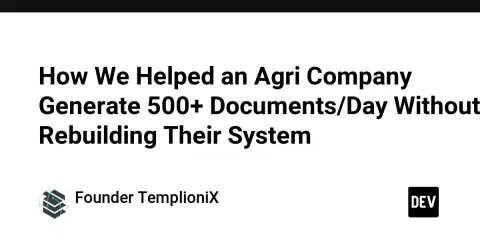 How We Helped an Agri Company Generate 500+ Documents/Day Without Rebuilding Their System