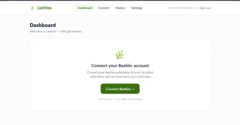 I built a SaaS that automatically purges ghost subscribers from Beehiiv using AES-256-GCM encrypted API keys and Inngest background jobs