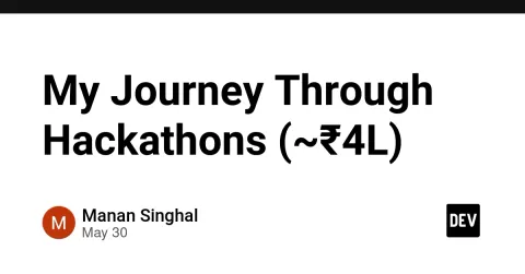 My Journey Through Hackathons (~₹4L)